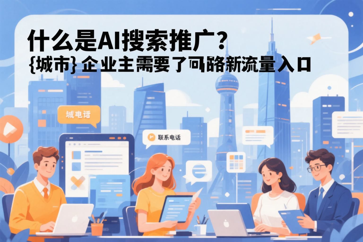 什么是AI搜索推广？东方企业主需要了解的新流量入口