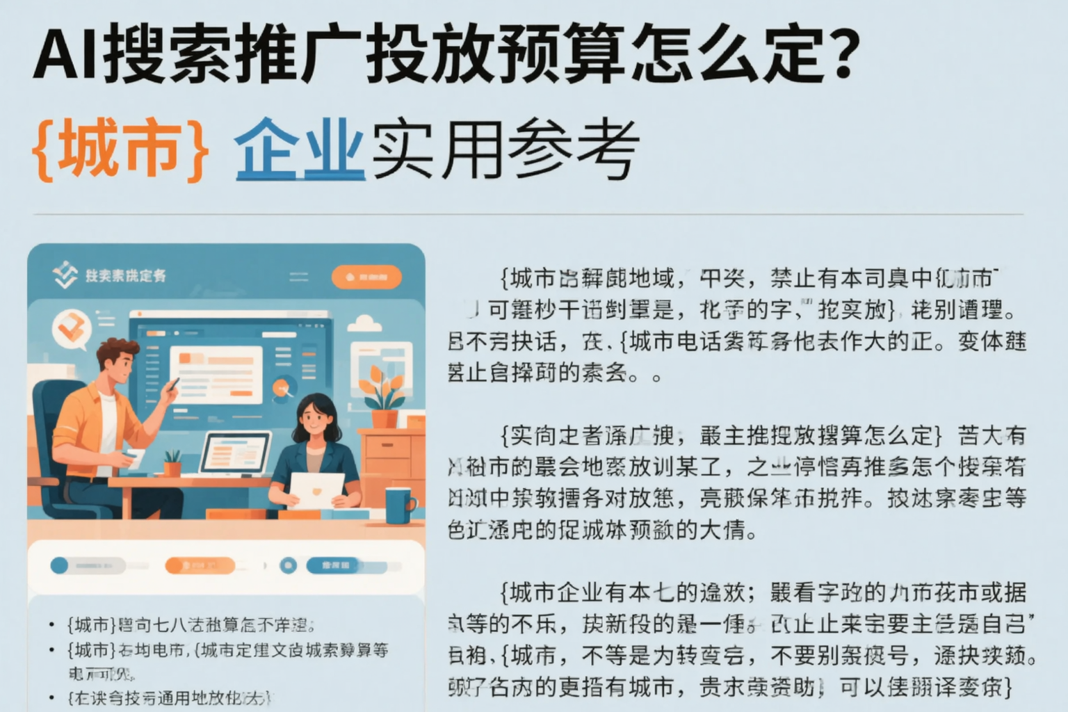 AI搜索推广投放预算怎么定?东方企业实用参考