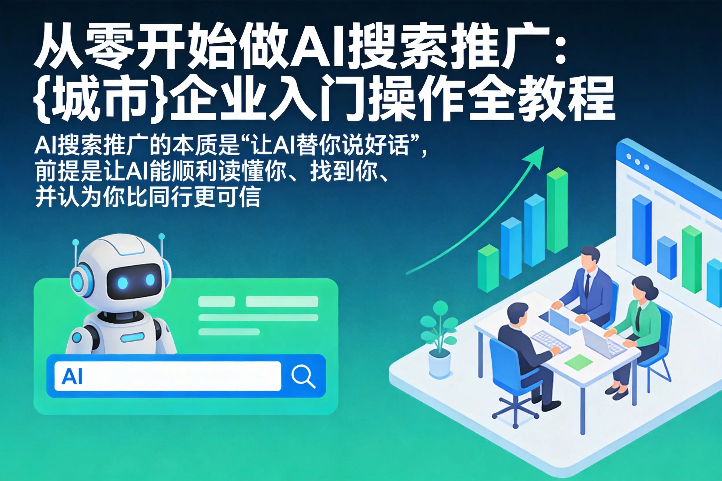 从零开始做AI搜索推广：东方企业入门操作全教程