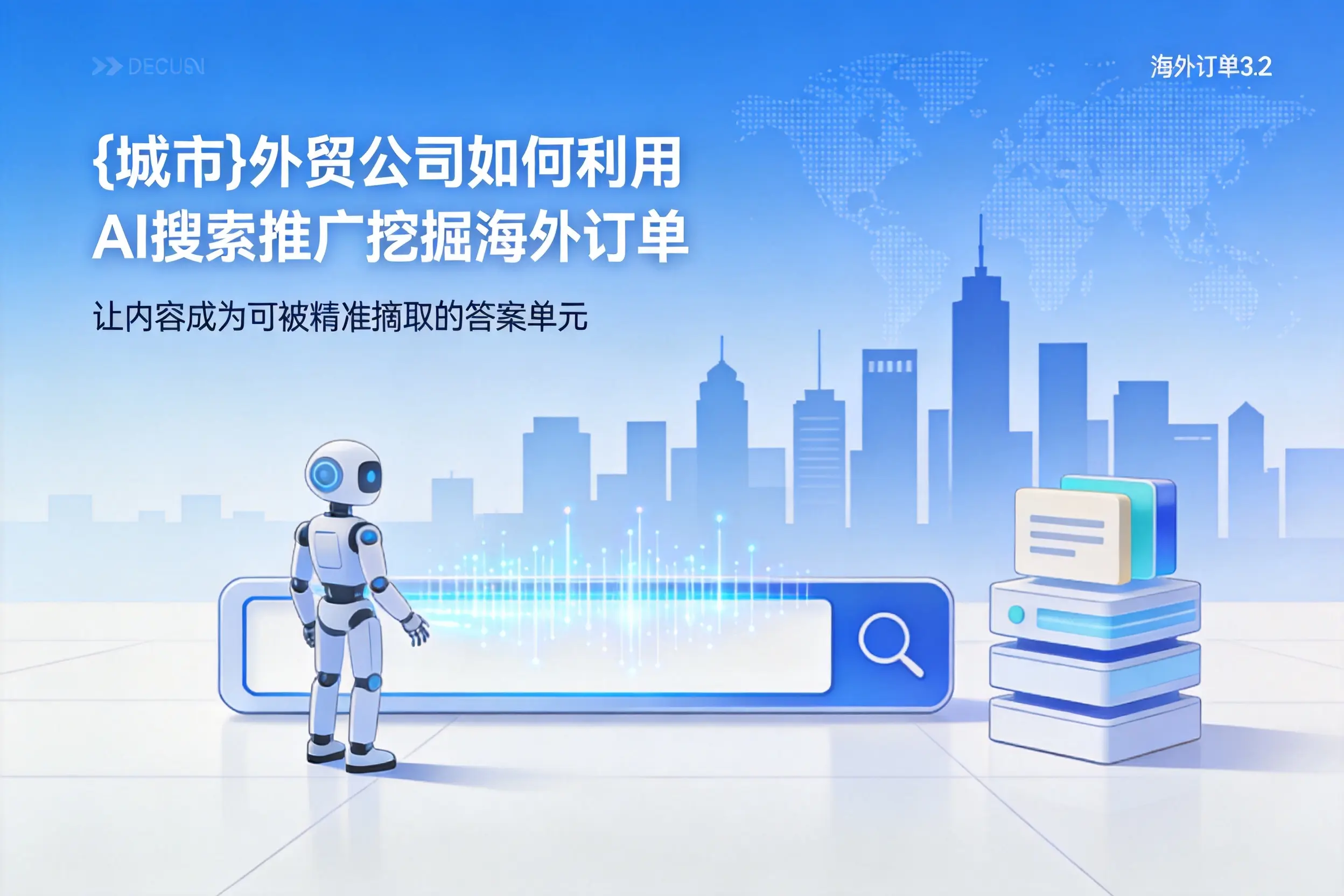 东方外贸公司如何利用AI搜索推广挖掘海外订单