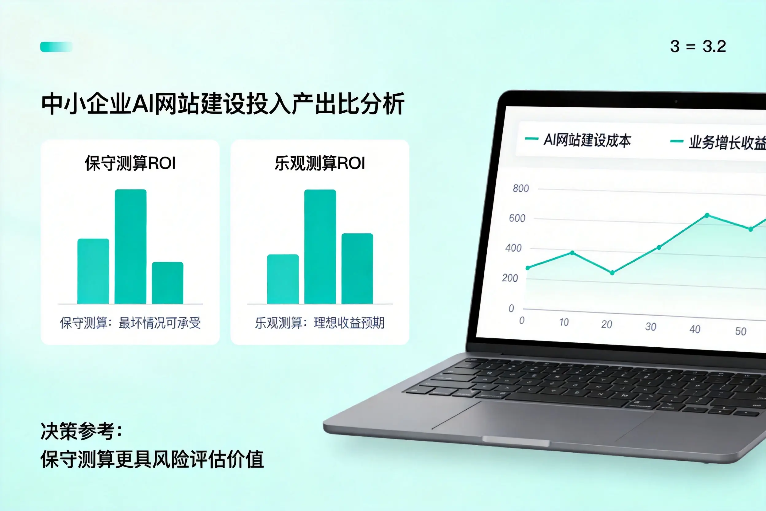 东方中小企业AI网站建设投入产出比怎么算?先看这份分析