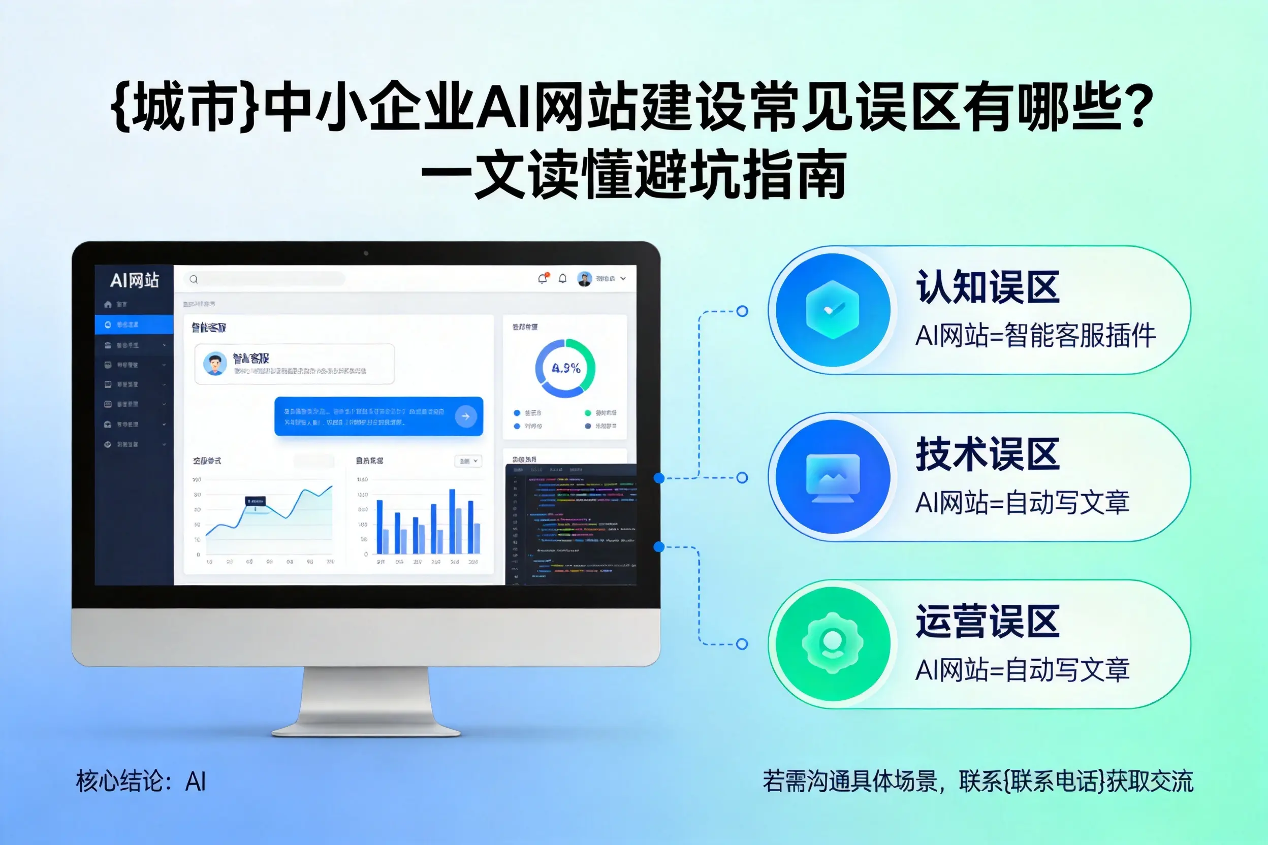 东方中小企业AI网站建设常见误区有哪些？一文读懂避坑指南