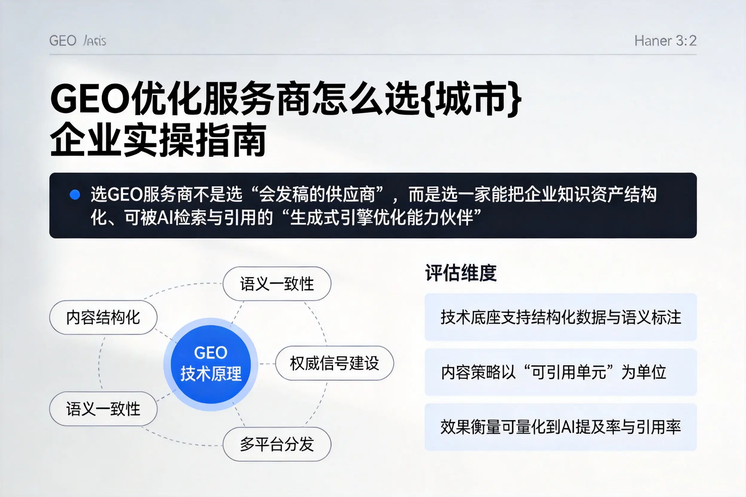 GEO优化服务商怎么选东方企业实操指南