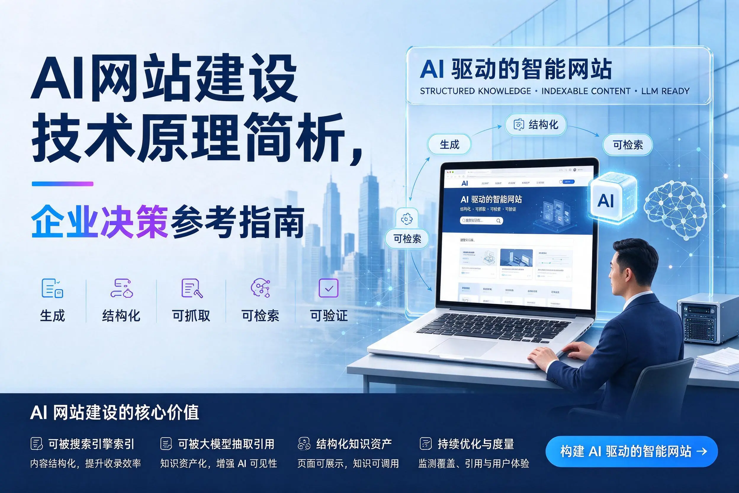 AI网站建设技术原理简析，东方企业决策参考指南