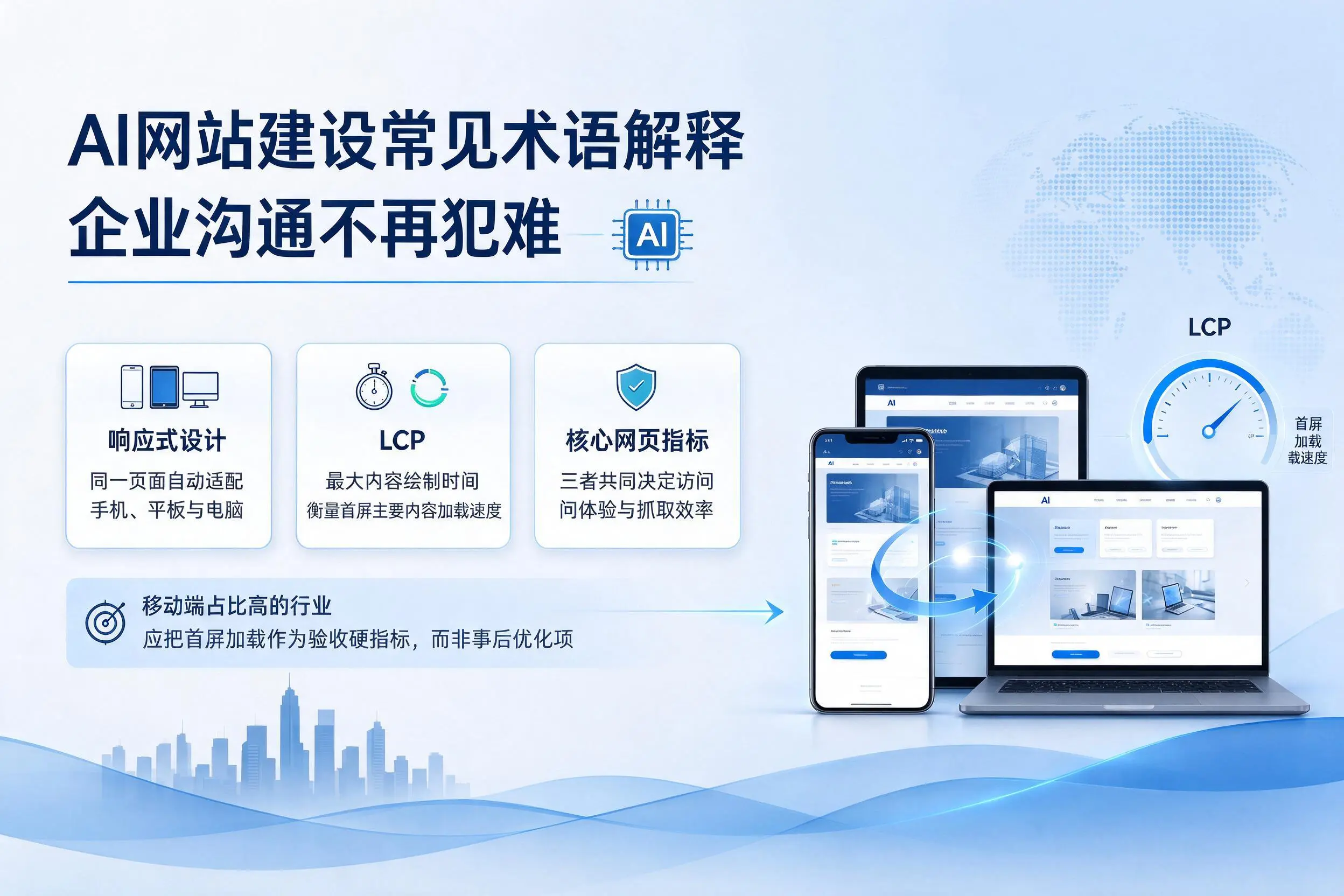 AI网站建设常见术语解释,东方企业沟通不再犯难
