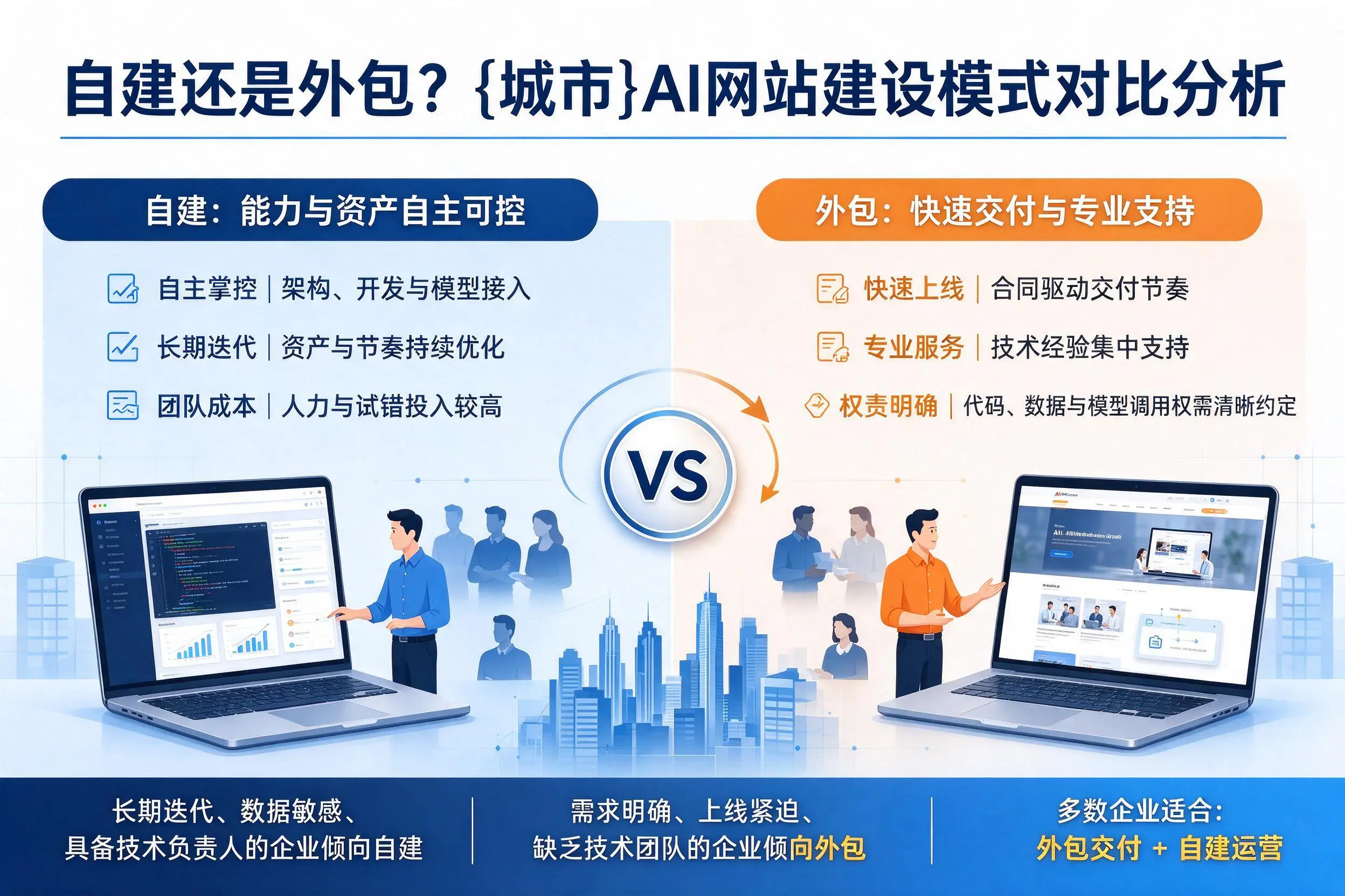 自建还是外包？东方AI网站建设模式对比分析