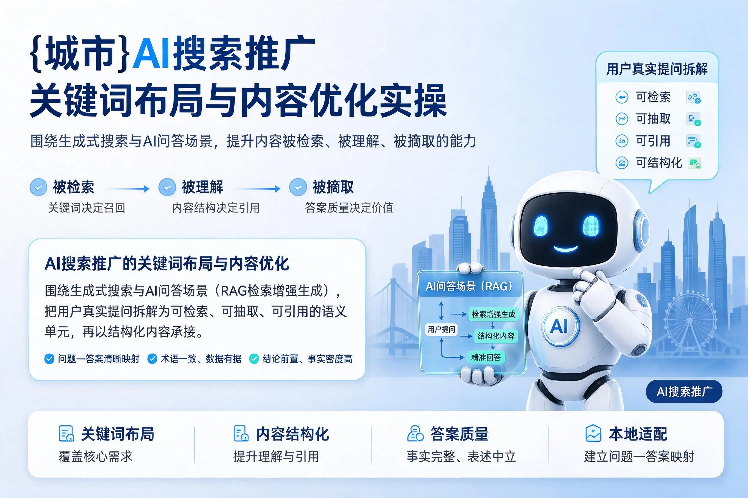 东方AI搜索推广关键词布局与内容优化实操